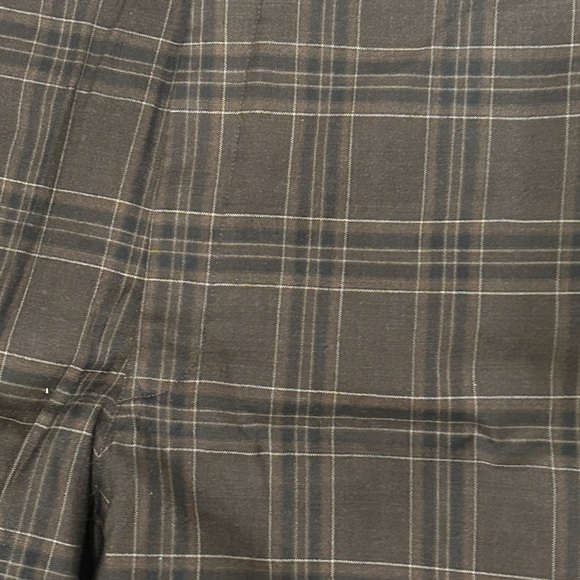 Men's Black Plaid Pants - Picture 3 of 6